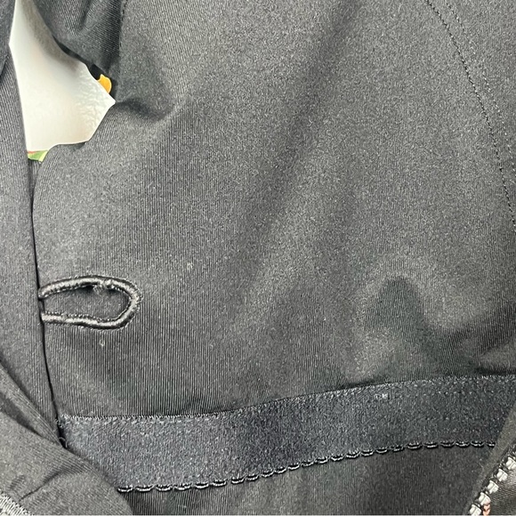 Averie Zip Up One-Piece Blaise Vibrant Rainforest Print swimsuit, small. - Picture 11 of 12